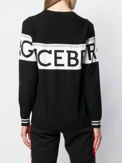 Iceberg excellente qualité Pull à logo intarsia pulls femme 10 Iceberg pull à logo intarsia