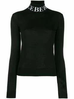 Iceberg logo roll-neck jumper