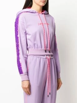 Iceberg sweat à capuche crop à lien de resserrage