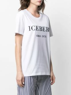 Iceberg t-shirt à logo brodé