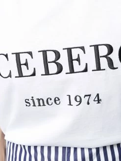 Iceberg t-shirt à logo brodé