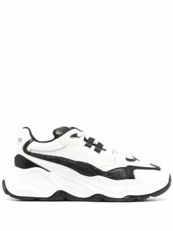 Iceberg baskets bicolores en cuir