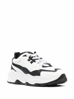 Iceberg baskets bicolores en cuir