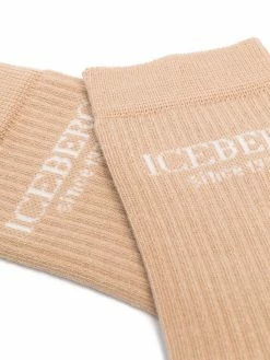 Iceberg chaussettes nervurées à logo