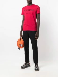 Iceberg t-shirt à logo brodé