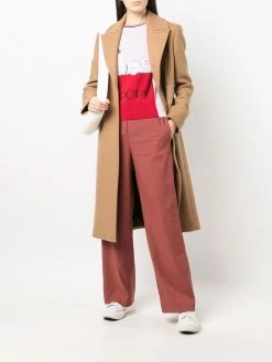 Iceberg manteau à bande logo