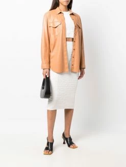 Iceberg pull crop à logo embossé