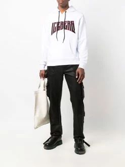 Iceberg hoodie à logo brodé