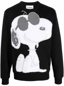 Iceberg sweat à appliqué réfléchissant Snoopy