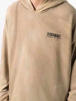 Iceberg hoodie à effet délavé