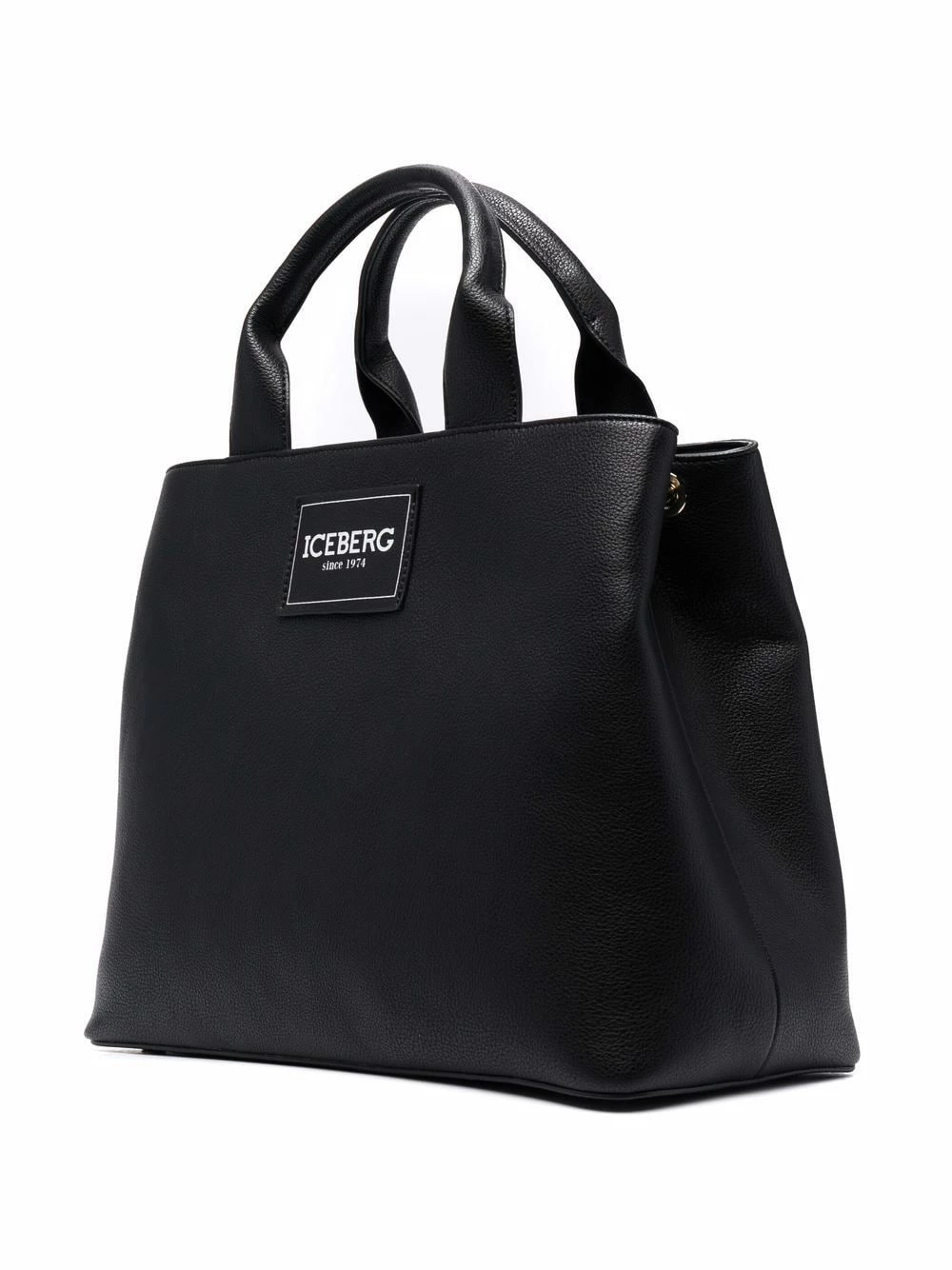 Iceberg Prix Abordable Sac à main médium à patch logo sacs cabas femme 3 Iceberg sac à main médium à patch logo