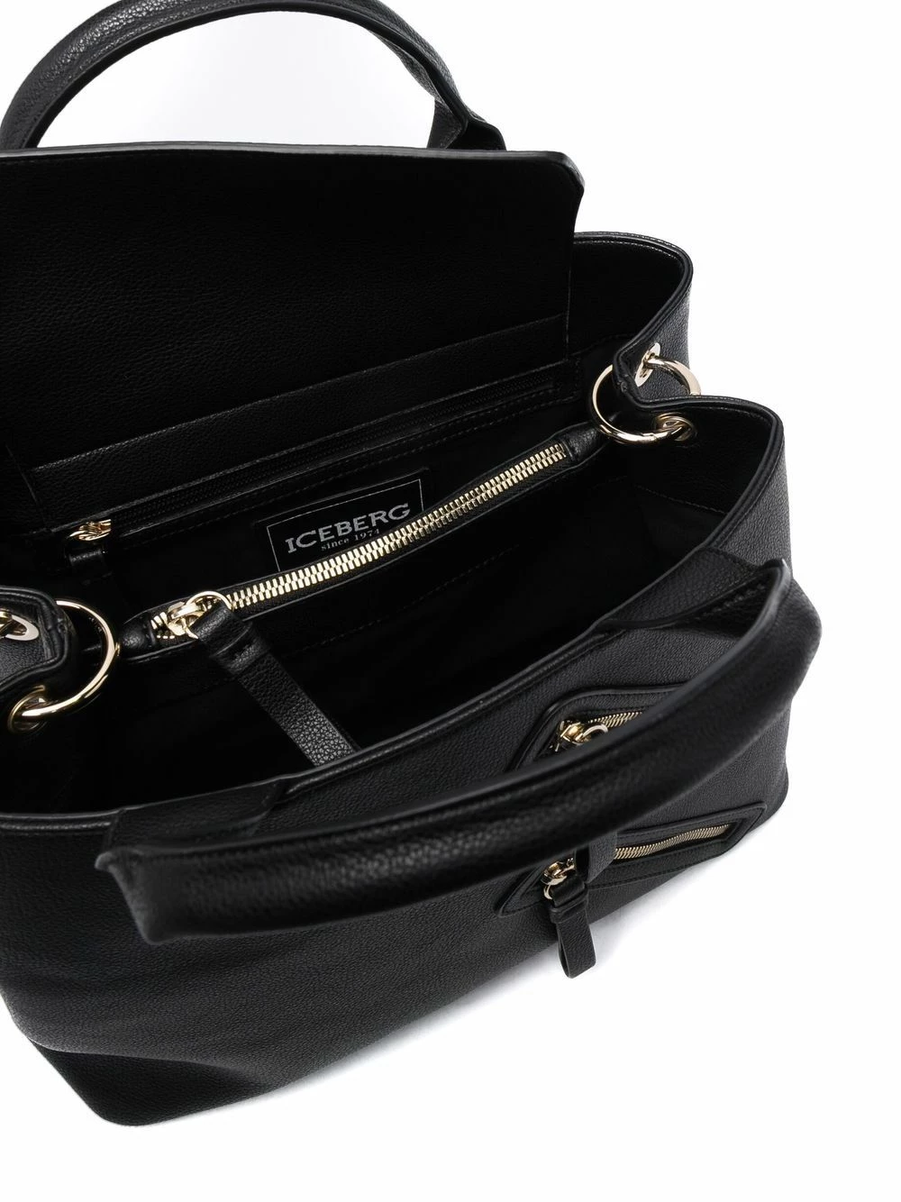 Iceberg Prix Abordable Sac à main médium à patch logo sacs cabas femme 5 Iceberg sac à main médium à patch logo