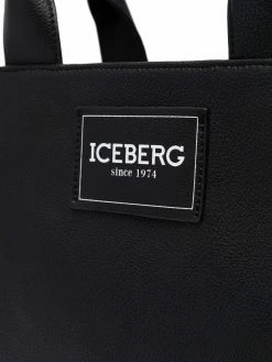 Iceberg Prix Abordable Sac à main médium à patch logo sacs cabas femme 8 Iceberg sac à main médium à patch logo
