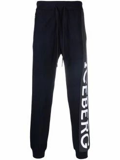 Iceberg pantalon de jogging à logo imprimé
