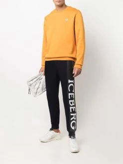 Iceberg pantalon de jogging à logo imprimé