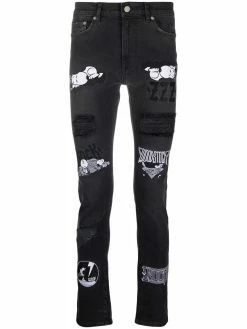 Iceberg jean skinny à détail de patch