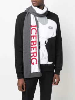 Iceberg écharpe à logo imprimé