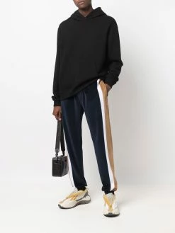 Iceberg pantalon de jogging colour block en velours