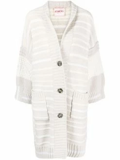 Iceberg cardigan oversize à rayures