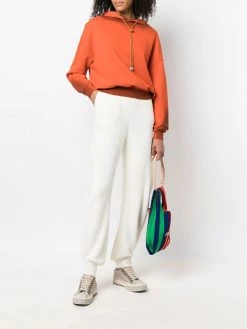 Iceberg pantalon de jogging droit en laine mélangée