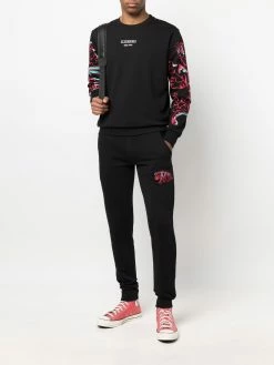 Iceberg tiger-embroidered crew-neck sweatshirt