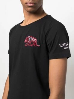 Iceberg Prix Favorable Embroidered tiger short sleeve T shirt t-shirts homme 9 Iceberg embroidered tiger short-sleeve T-shirt