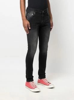 Iceberg logo patch skinny jeans